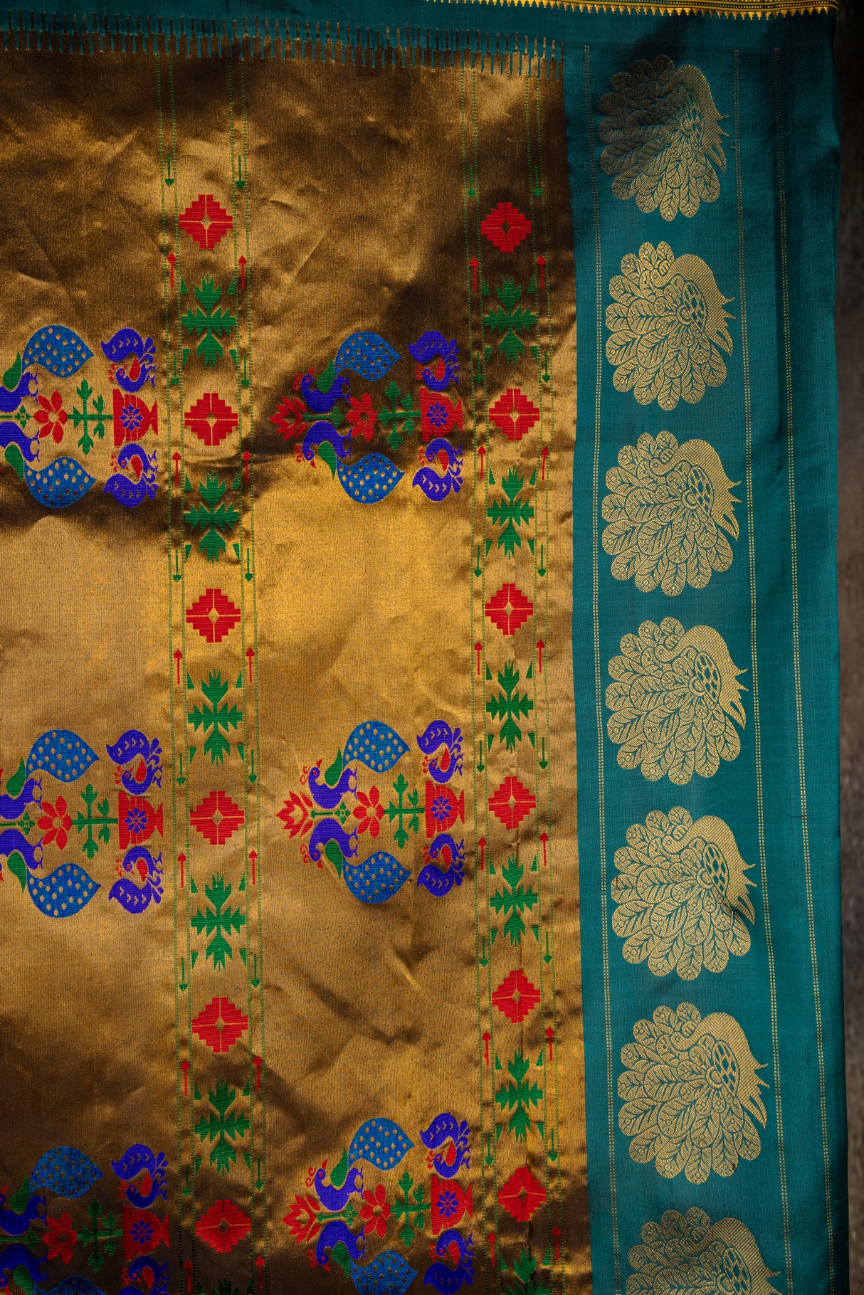 Maharani Paithani Handloom Brocade Pure Silk