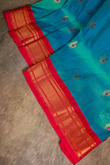 Maharani Paithani Handloom Kadiyal Pure Silk saree