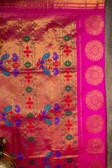 Maharani Paithani Handloom Kadiyal Pure Silk BLR