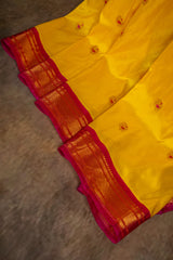 Maharani Paithani Handloom Kadiyal Pure Silk saree