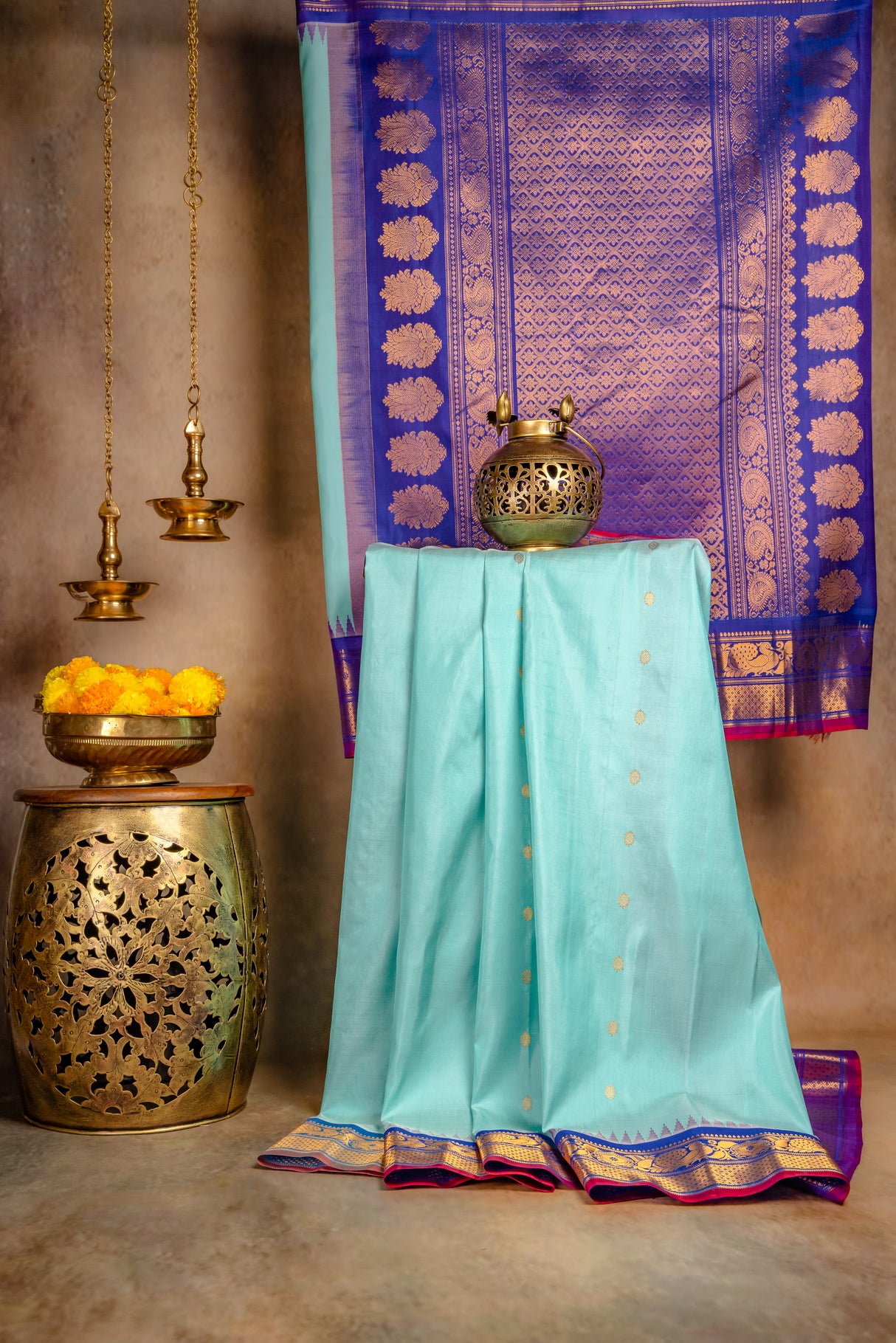 Gadwal Handloom Pure Silk saree