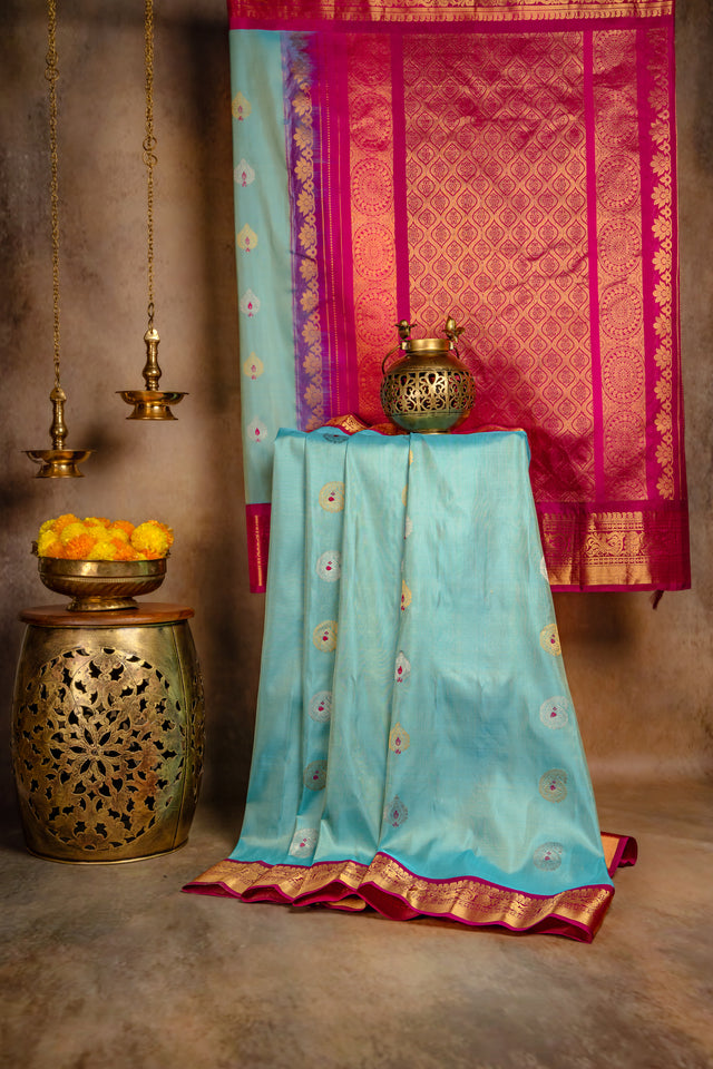 Gadwal Handloom Pure Silk saree