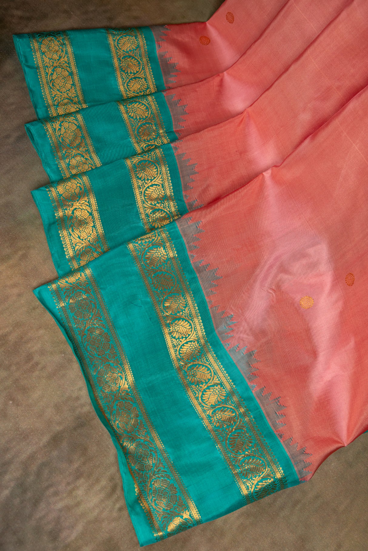 Gap Border Gadwal Handloom Pure Silk BLR