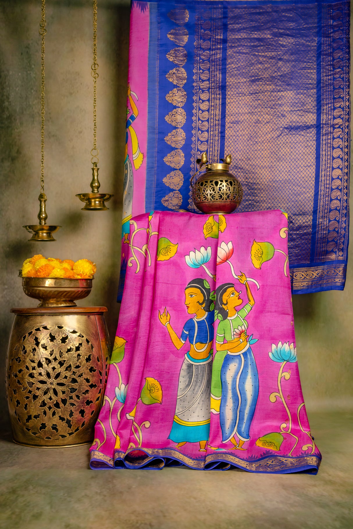 Gadwal Pure Silk saree with blouse