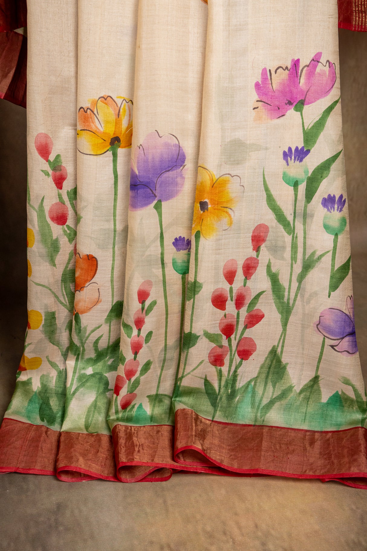  Tussar SIlk saree