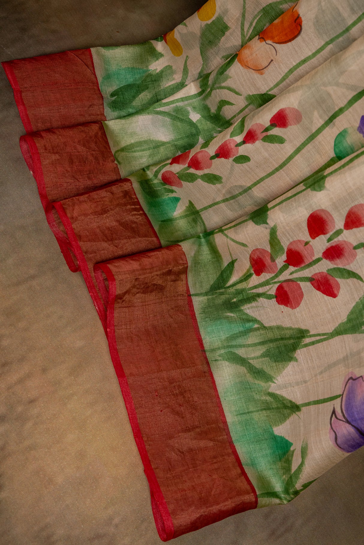  Tussar SIlk saree