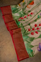  Tussar SIlk saree