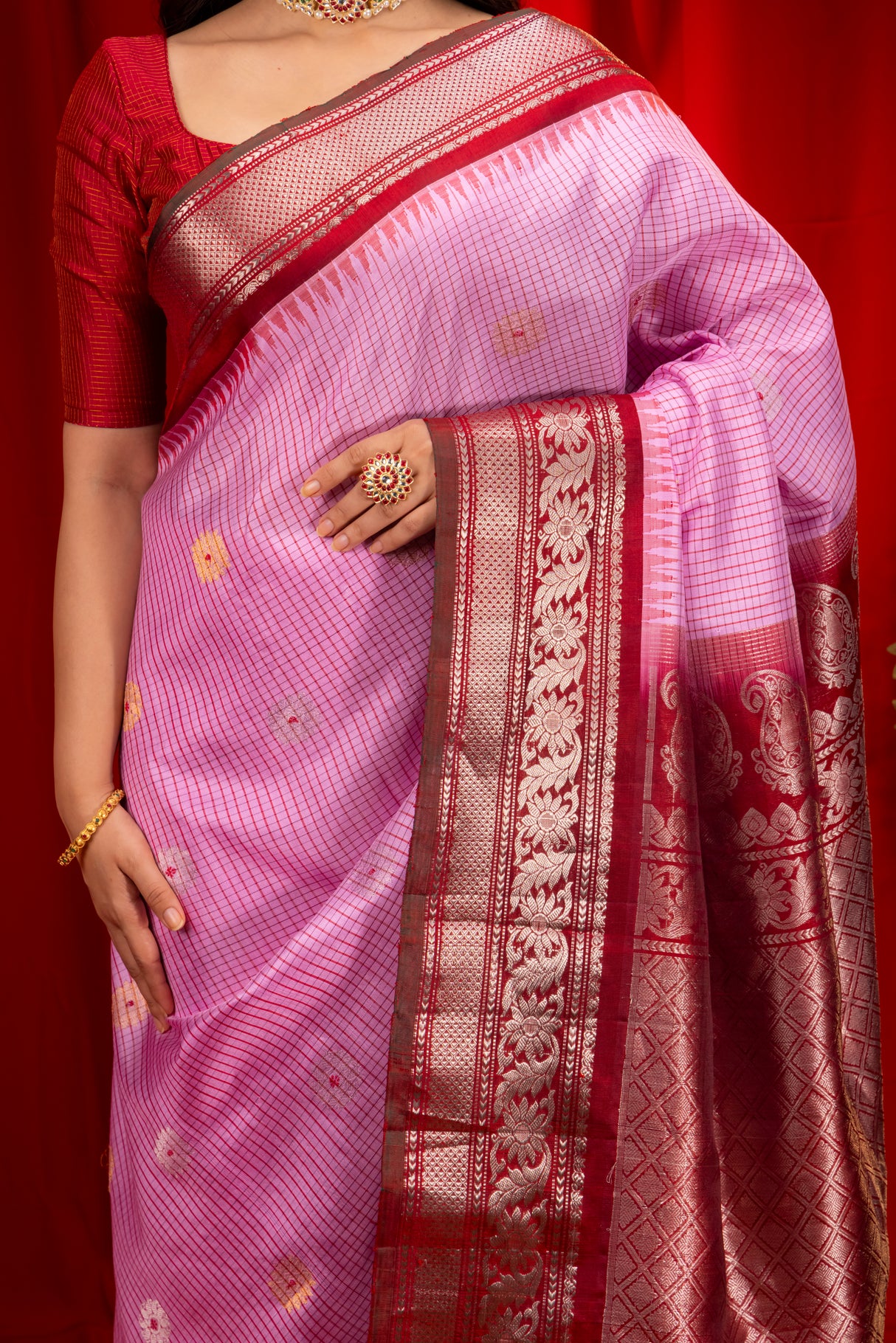 Gadwal Handloom Pure Silk