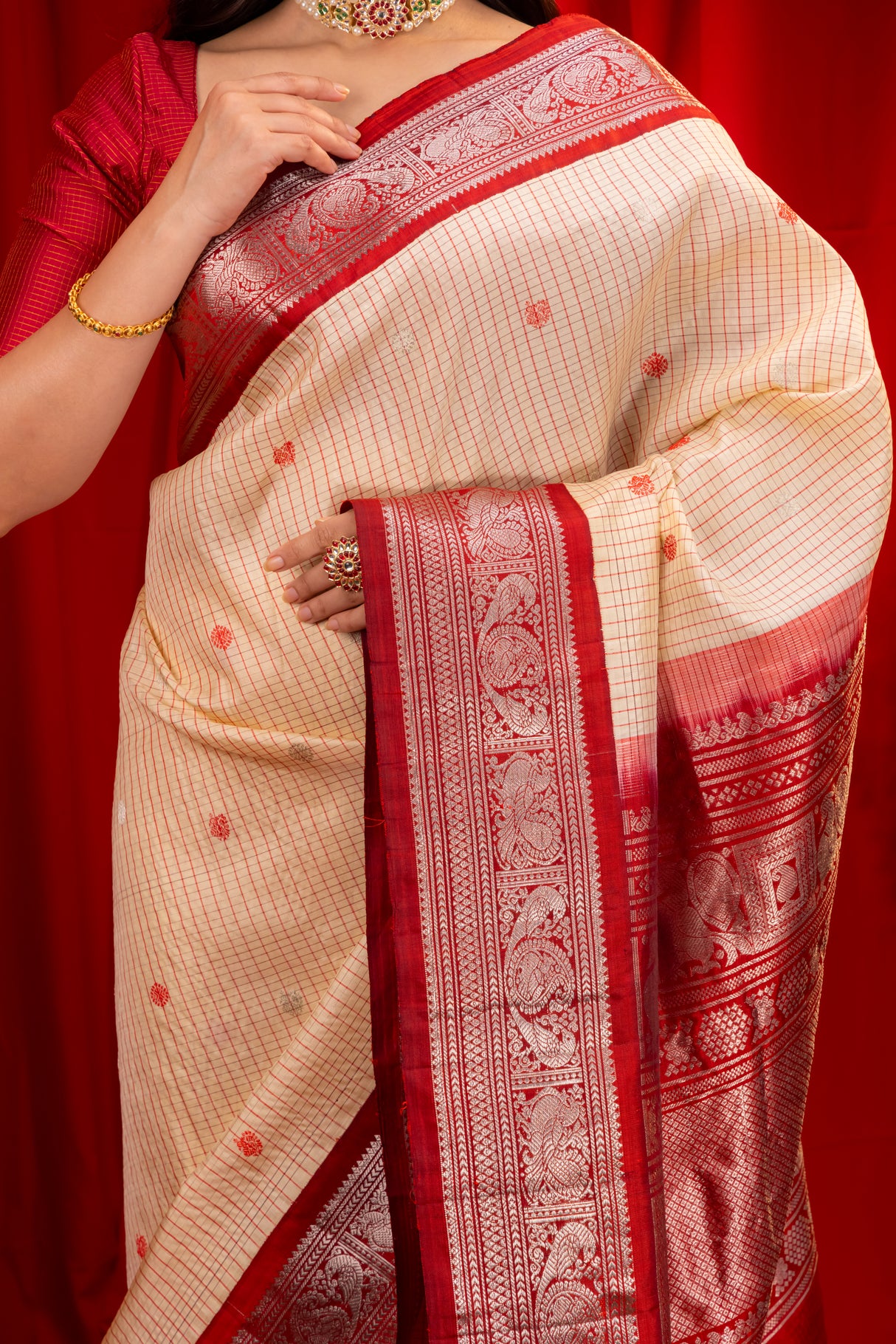 Gadwal Handloom Pure Silk saree