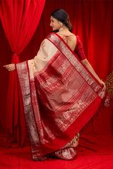 Gadwal Handloom Pure Silk saree