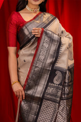 Kanchi Gadwal Handloom Pure Silk