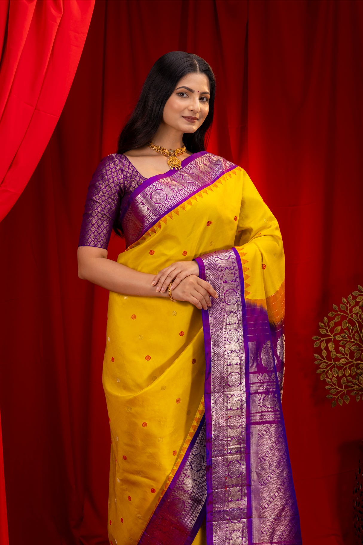 Gadwal Handloom Pure Silk saree