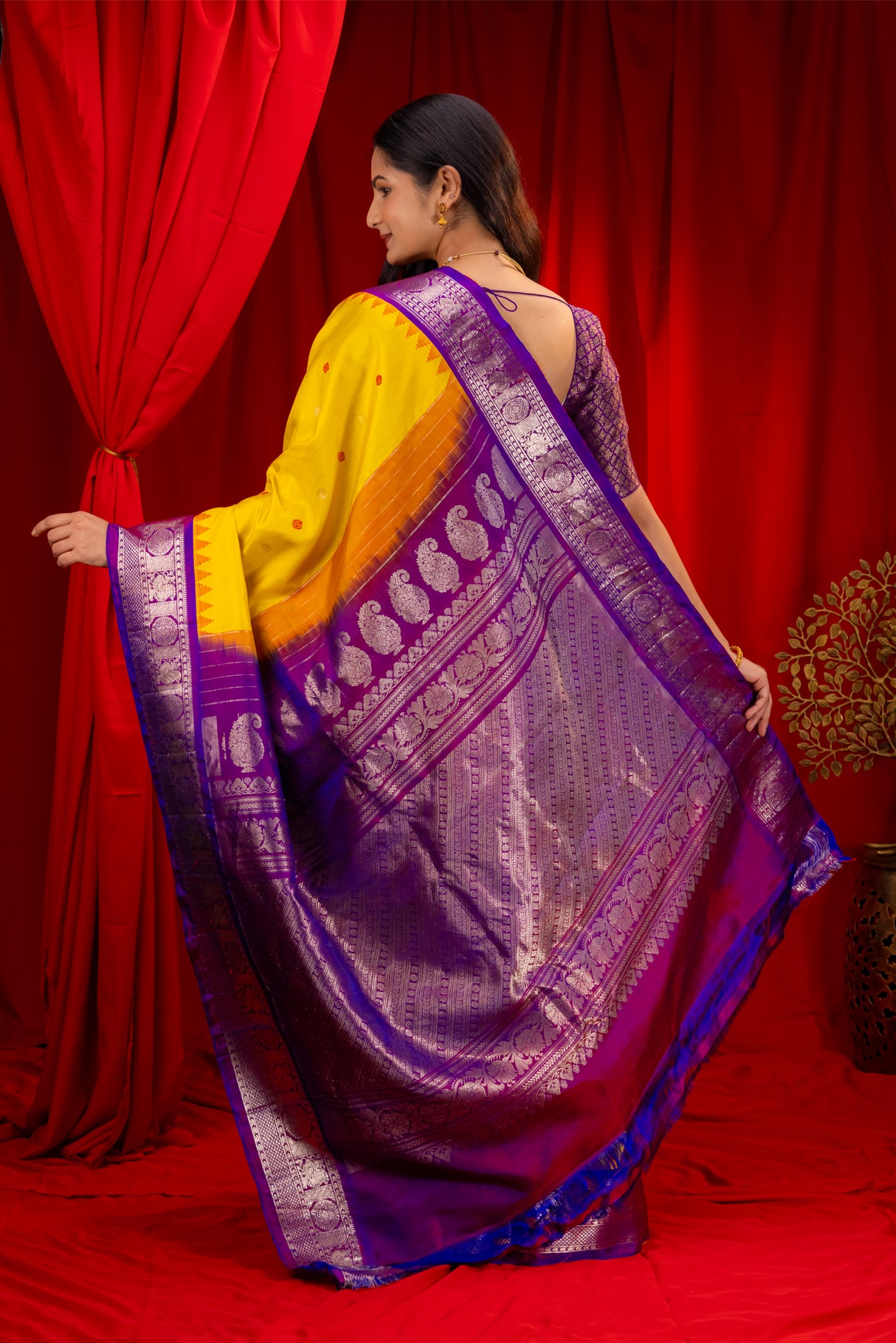 Gadwal Handloom Pure Silk saree