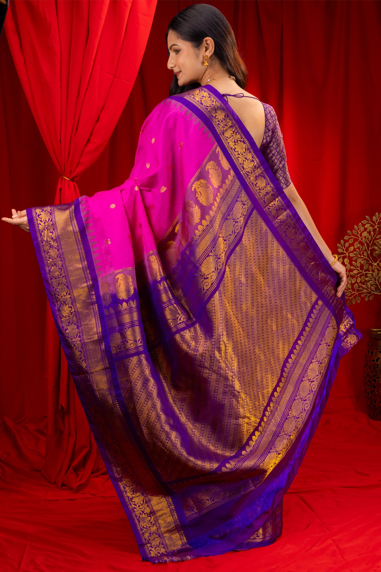 Gadwal Handloom Pure Silk saree