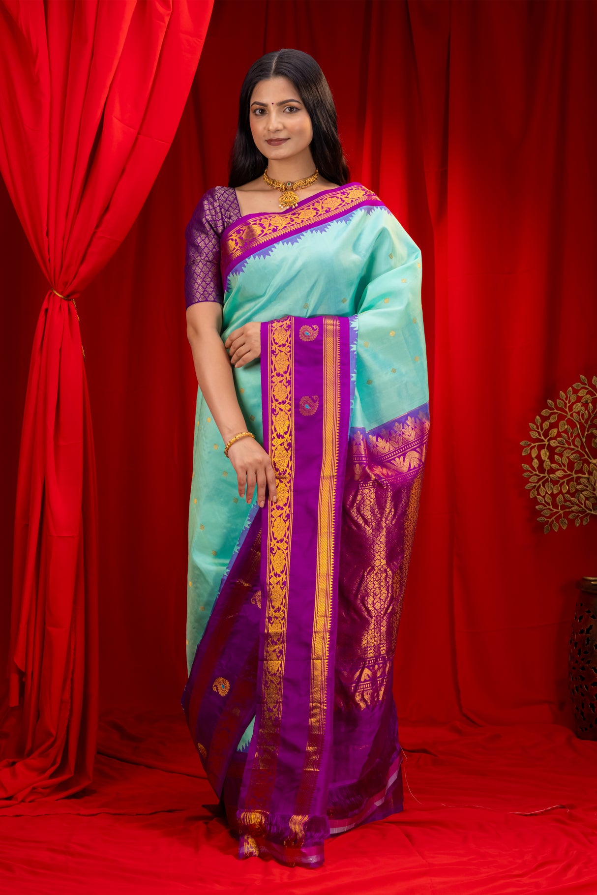 Gadwal Handloom Pure Silk saree