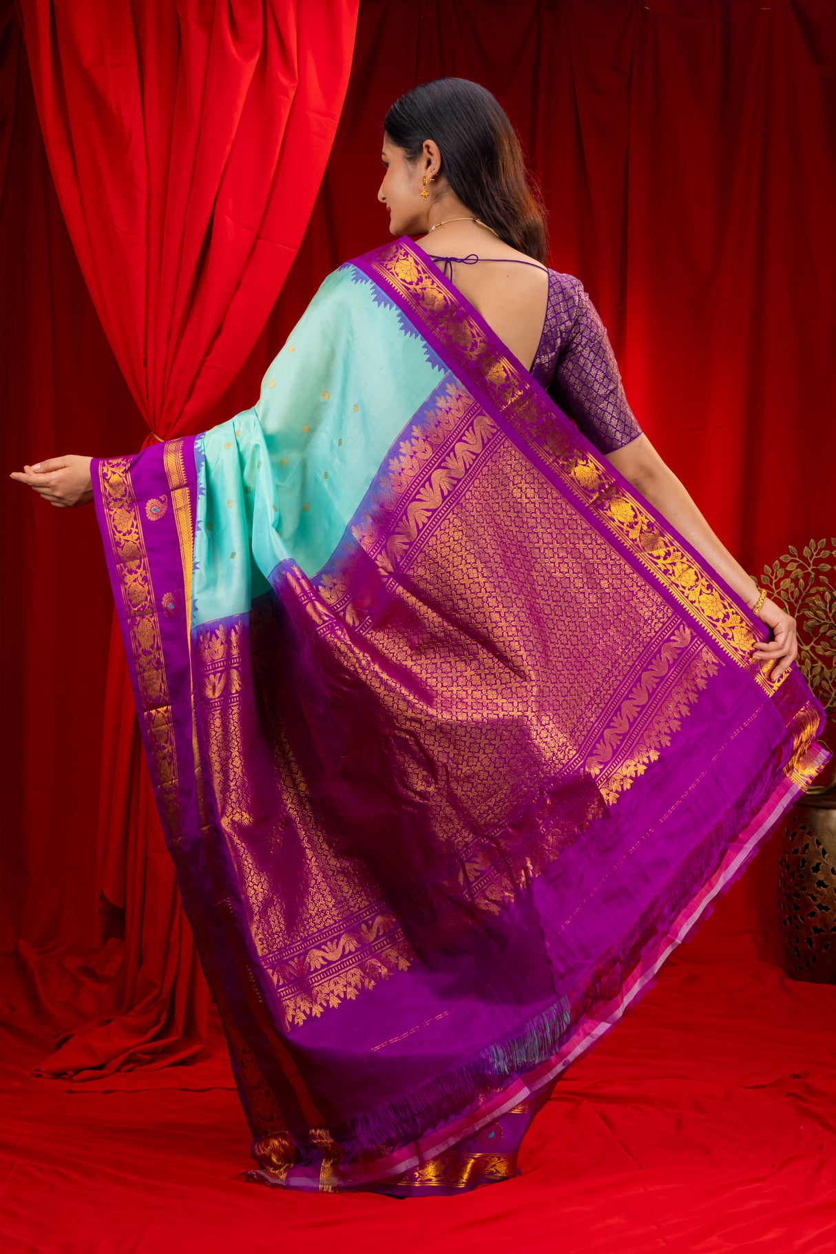 Gadwal Handloom Pure Silk saree