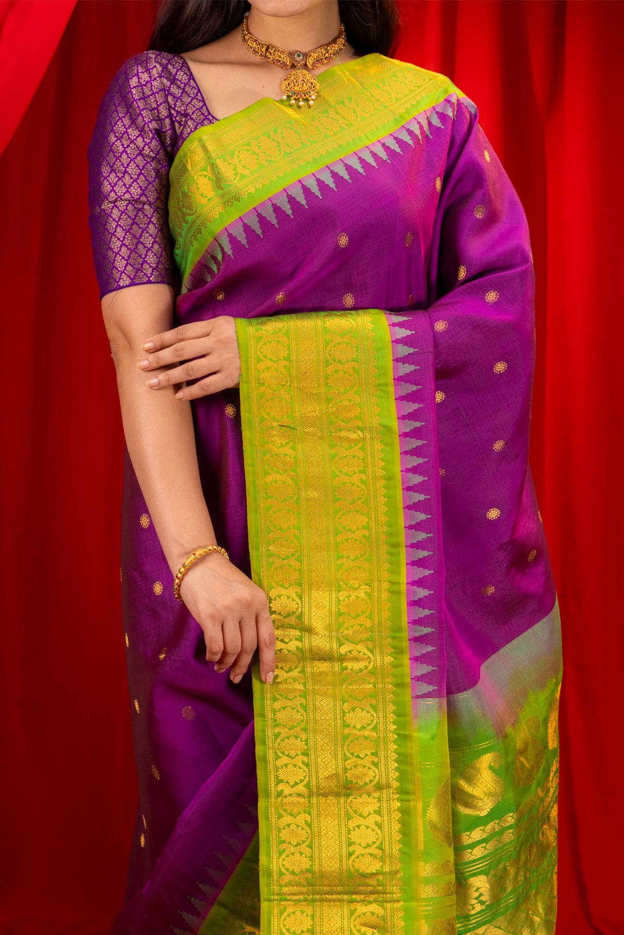 Gadwal Handloom Pure Silk saree