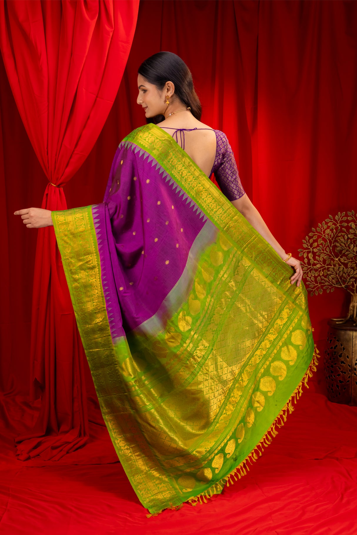 Gadwal Handloom Pure Silk saree