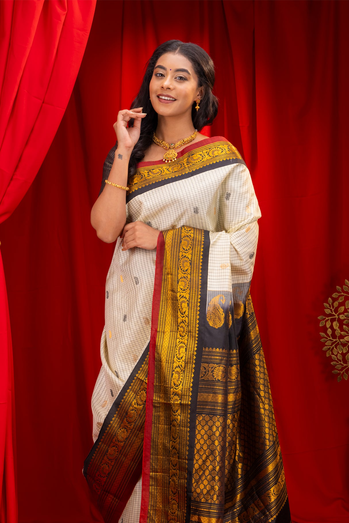 Gadwal Handloom Pure Silk saree