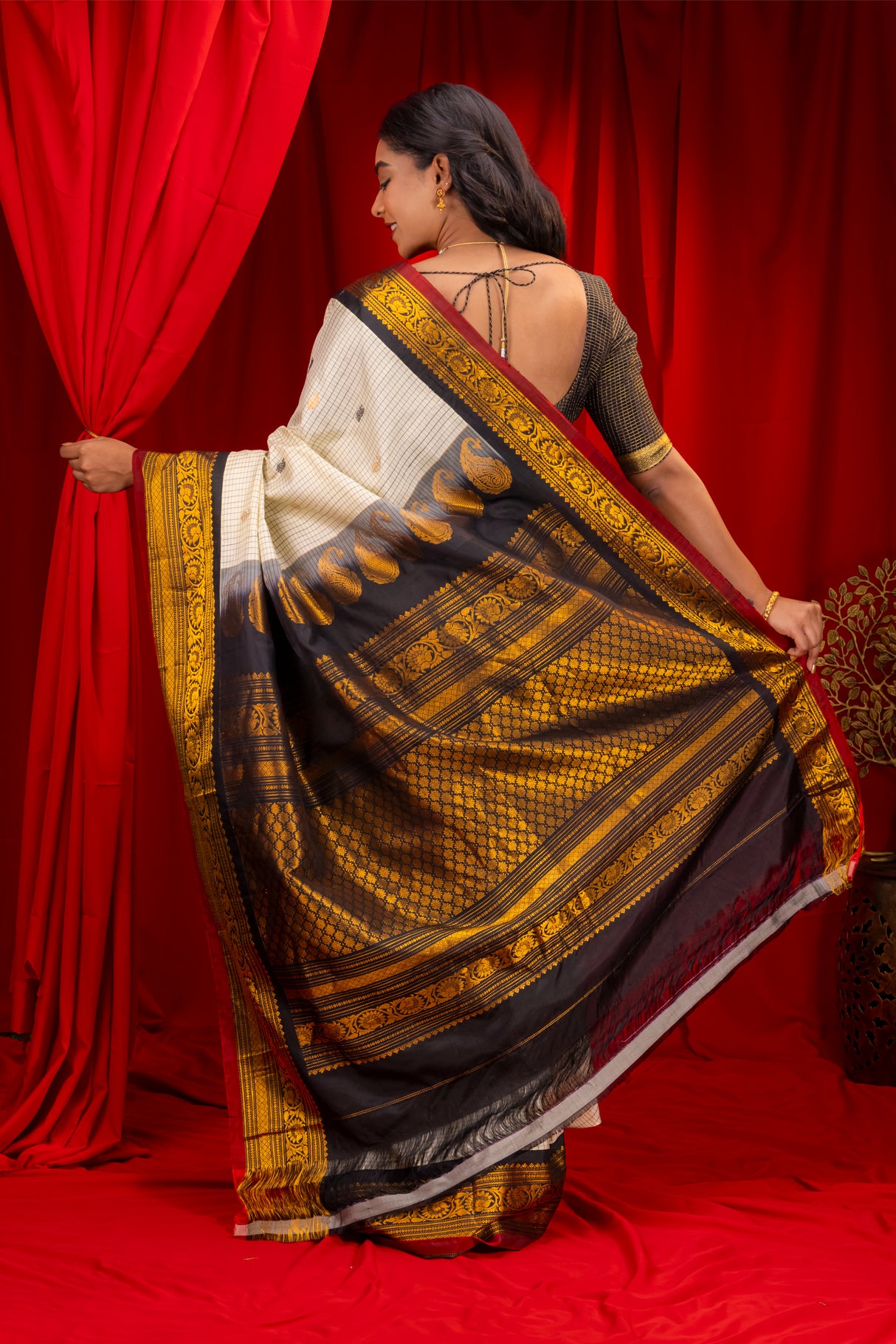 Gadwal Handloom Pure Silk saree