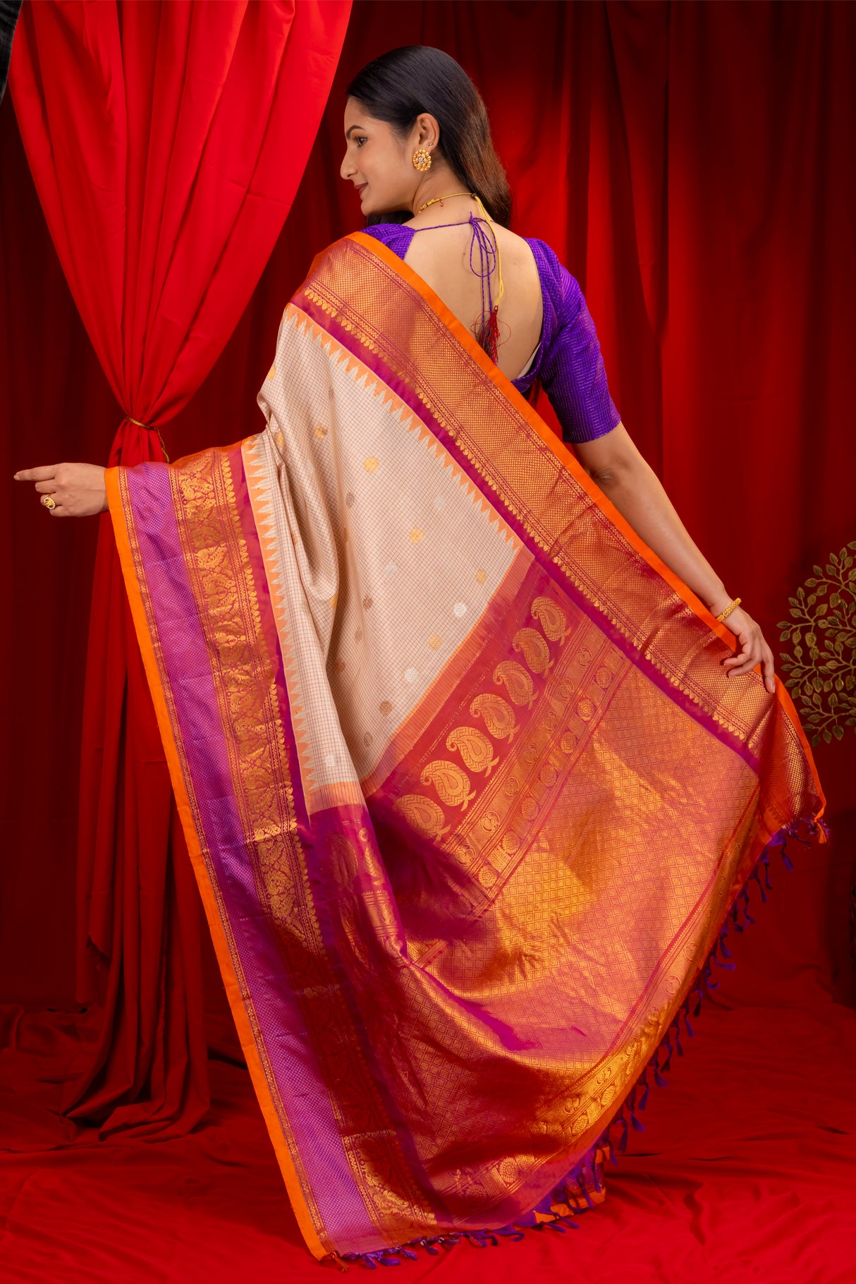 Gadwal Handloom Pure Silk saree