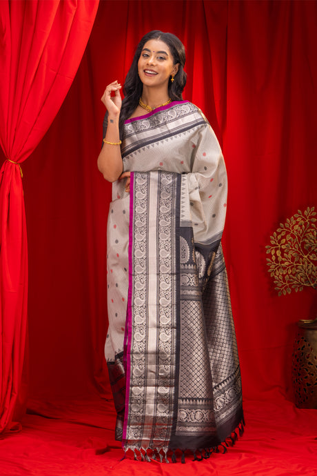 Gadwal Handloom Pure Silk saree