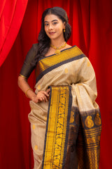 Gadwal Handloom Pure Silk Saree