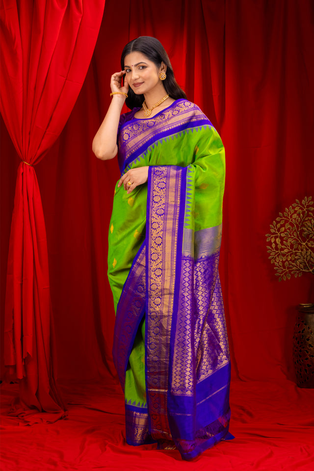 Gadwal Handloom Pure Silk Saree