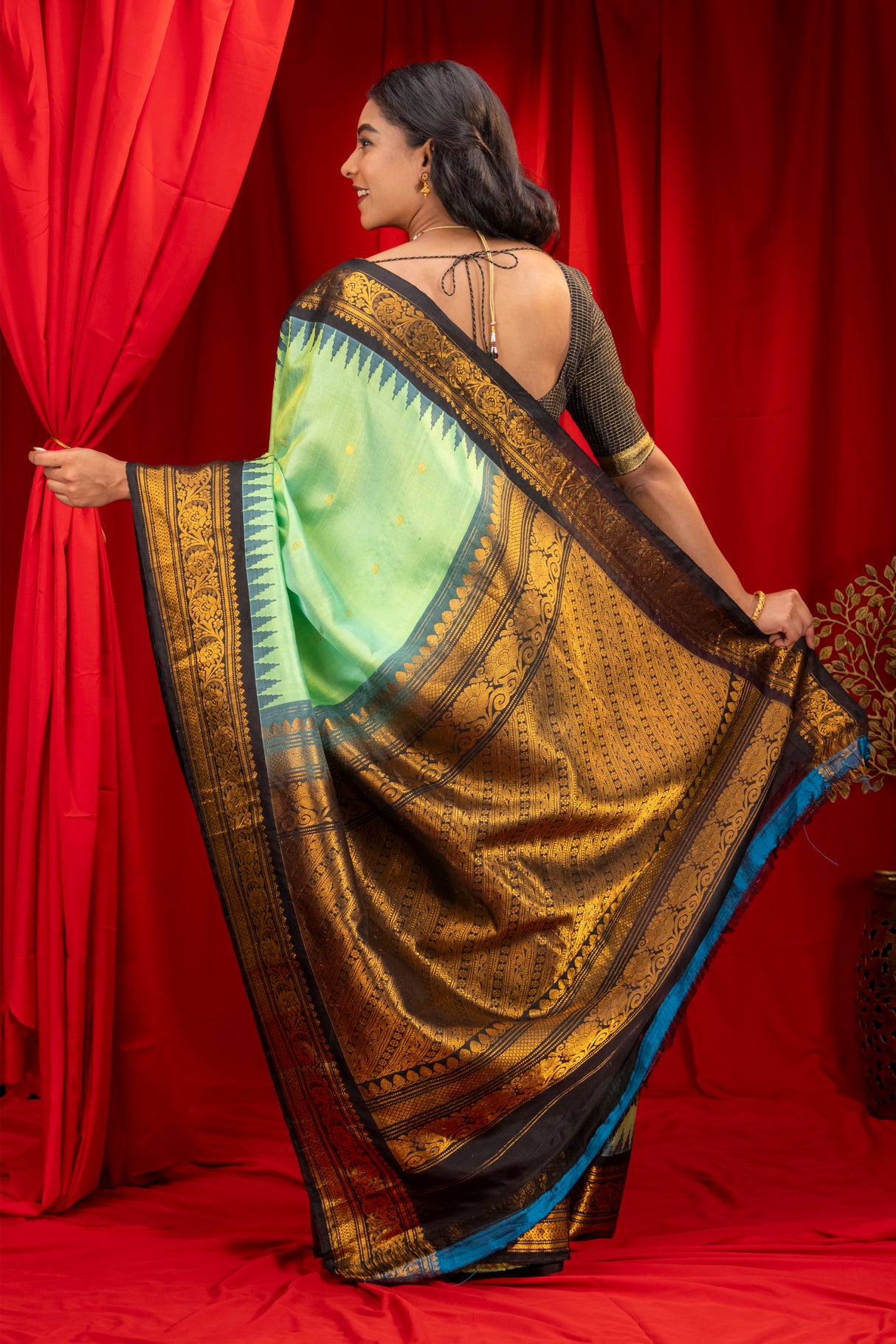 Gadwal Handloom Pure Silk Saree