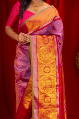 Kanchi Gadwal BROCADE Handloom Pure Silk