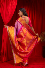 Kanchi Gadwal BROCADE Handloom Pure Silk