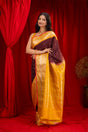 Kanchi Gadwal Handloom Pure Silk Silver Zari