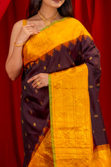  Gadwal Handloom Pure Silk Saree