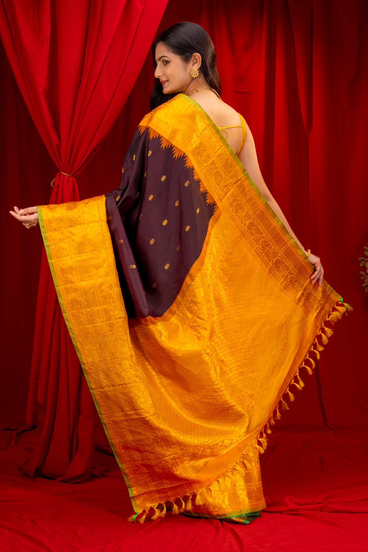  Gadwal Handloom Pure Silk Saree