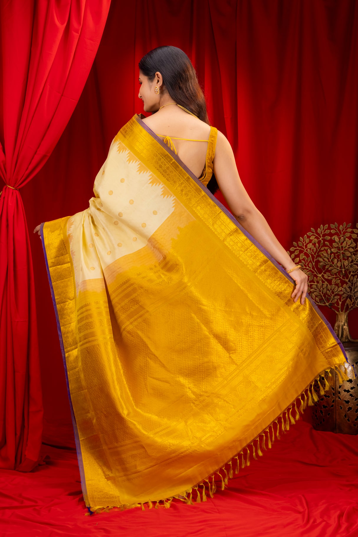  Gadwal Handloom Pure Silk Saree