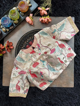 Tissue Organza With Embroidered Blouse