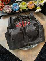 Black Tissue Sleeveless Blouse 38
