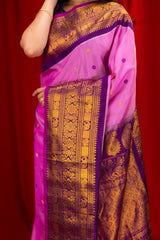  Gadwal Handloom Pure Silk Saree