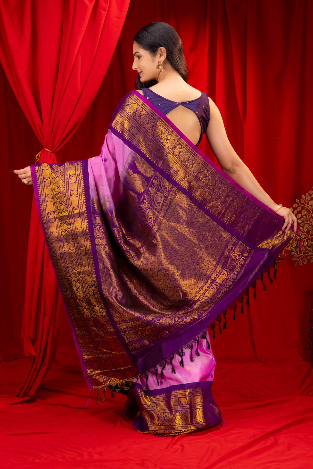  Gadwal Handloom Pure Silk Saree