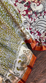 Kalamkari Chinuri Silk