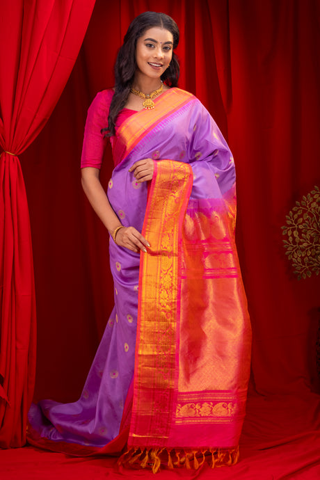  Gadwal Handloom Pure Silk Saree