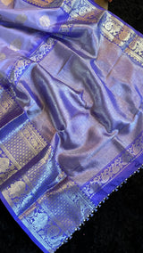 Lavender Venkatagiri Pure SIlk Handloom