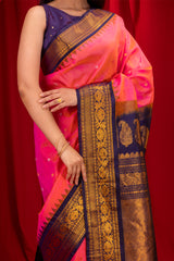  Gadwal Handloom Pure Silk Saree