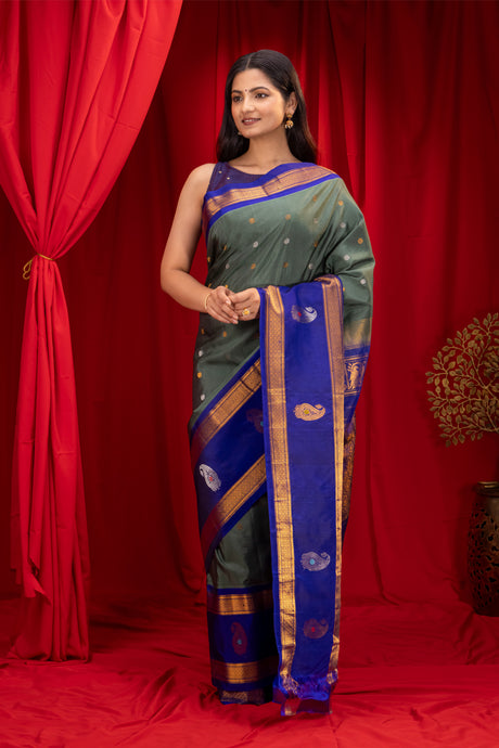  Gadwal Handloom Pure Silk Saree