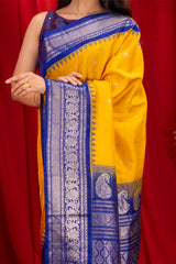  Gadwal Handloom Pure Silk Saree