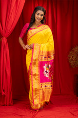  Gadwal Handloom Pure Silk Saree