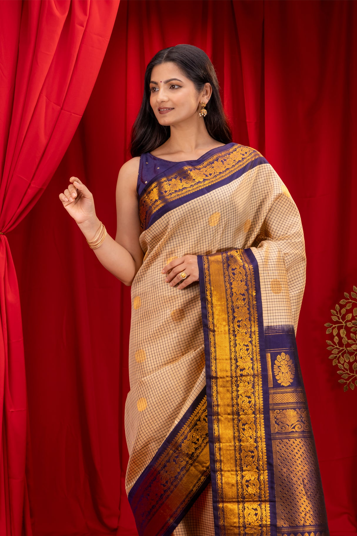  Gadwal Handloom Pure Silk Saree