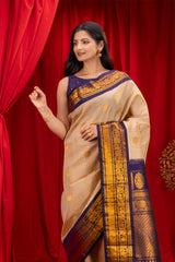  Gadwal Handloom Pure Silk Saree