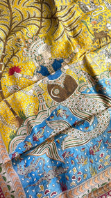 Mata Ni Pachedi - Green - Tussar Silk