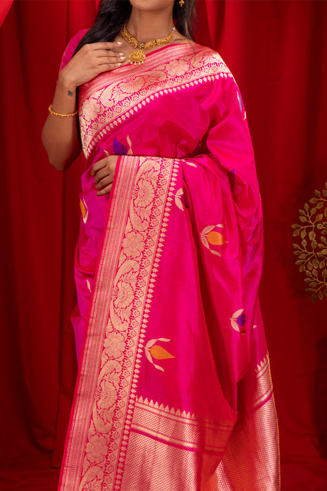  Gadwal Handloom Pure Silk Saree